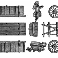 Corpse wagon and victims (28mm)