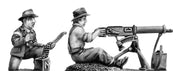 Home Guard/Ex-digger Vickers with crew (28mm)
