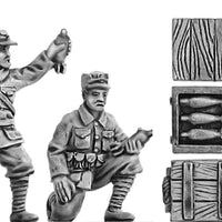 Chinese mortar and crew (28mm)
