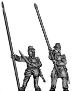 French Infantry Standard Bearer in kepi (18mm)