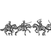 Russian Hussar, charging (18mm)