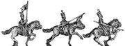 Russian Lancer, charging (18mm)