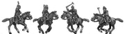 Cuirassier w/poleaxe charging (18mm)