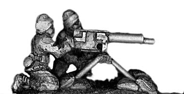 Turkish heavy MG team (15mm)