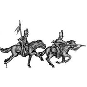 Mexican line cavalry, with lance (18mm)