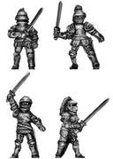 Men of Grandeur with sword, armoured (18mm)