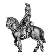 Heavy Dragoon Officer, in helmet (18mm)