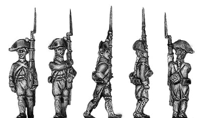 Musketeer, marching (18mm)