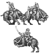 Orc fell beast rider with blade (18mm)