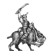 Orc chief, riding fell beast (18mm)