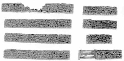 Stone Walls and Wooden Gate Set (15mm)
