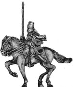 Prussian Hussar standard bearer, in Mirliton (18mm)