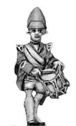 Grenadier in mitre, drummer (18mm)