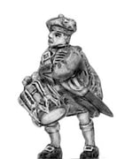 Highland drummer in Flat bonnet (18mm)