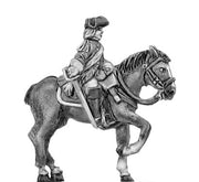 Dragoon officer in tricorn (18mm)