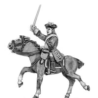 Regiment of horse officer in tricorn (18mm)