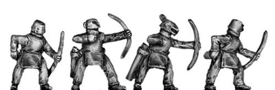 Tlingit warrior, sealskin/elk skin armour, helmet and bow (15mm)