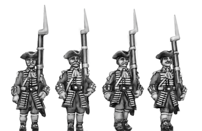 Spanish Guard infantry, marching (18mm)