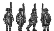 British line, marching (18mm)