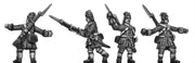 British Fusiliers in cap, throwing grenades (18mm)