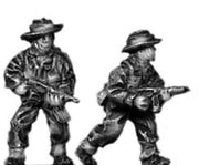 Gurkha infantry with Thompson SMG in slouch hat (15mm)