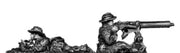 Gurkha Vickers HMG and crew in slouch hat (15mm)