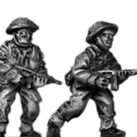 Gurkha infantry with Thompson SMG in helmet (15mm)