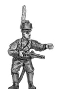 Italian Askari Cavalry NCO in fez, dismounted (15mm)