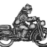 Bersaglieri on motorcycle (15mm)
