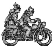 Bersaglieri on motorcycle with pillion passenger (15mm)