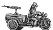 Bersaglieri on tricycle with transport body (15mm)