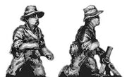 Pacific Australians, 2-inch mortar and No. 2, in bush hat (15mm)