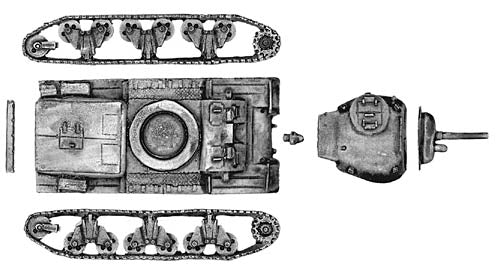 Sentinel Tank (15mm) | Eureka Miniatures UK