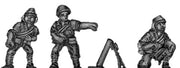 Japanese Type 99 mortar and three crew, assorted head gear (15mm)