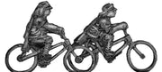 Japanese infantry riding bicycle, in kepi (15mm)