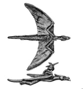 Pterosaur with Gecko Riders (10mm)