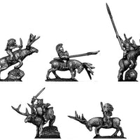 Elves mounted on stags (10mm)