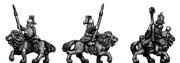 Chinese Lancers mounted on Fu-Dogs* (10mm)