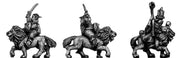 Chinese Swordsmen mounted on Fu-Dogs (10mm)