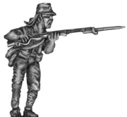 World War Two Japanese infantryman charging with rifle (40mm)