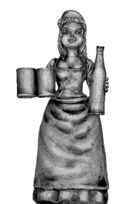 Serving Wench with two full jugs (40mm)