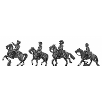 Confederate Generals - Lee, Longstreet, Jackson, Stuart (15mm)