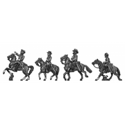 Confederate Generals - Lee, Longstreet, Jackson, Stuart (15mm)