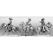 Mounted Officer in hat (15mm)