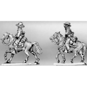 Trooper riding with pistol, hat (15mm)