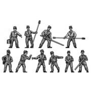 Artillery crew in cap (15mm)
