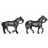Horse walking (15mm)
