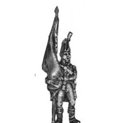 Ensign, standing, cast flag (18mm)