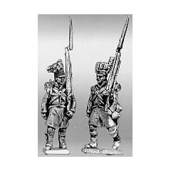 Highland infantry flank company, marching, shoulder arms (18mm)