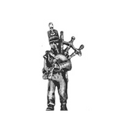 Light infantry piper, for Highland regiments (18mm)